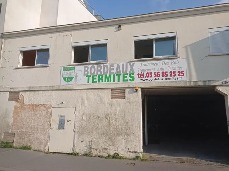 Agence BORDEAUX-TERMITES - 104 rue Carle Vernet 33800 Bordeaux 05 56 85 25 25 - TRAITEMENT TERMITES - TRAITEMENT BOIS - TRAITEMENT CHARPENTE - TRAITEMENT MERULE - REMONTEES CAPILLAIRES - MURS HUMIDES